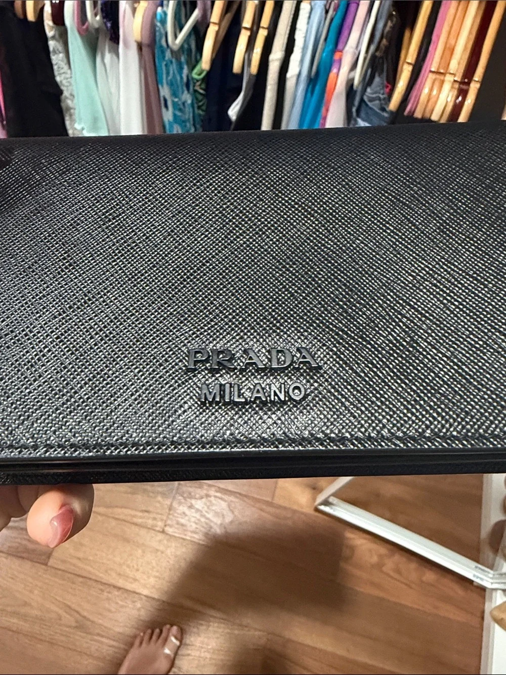 Prada compact saffiano